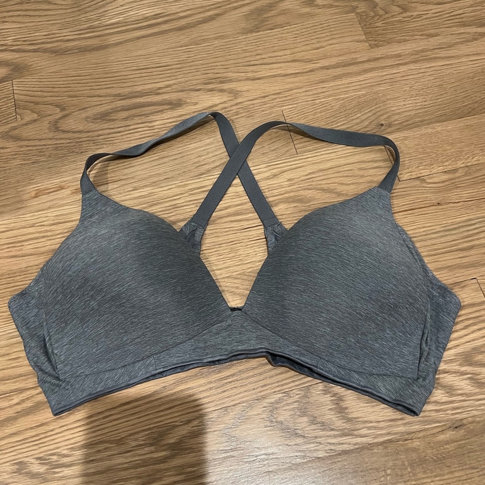 Aerie wireless, lightly lined bra. Super comfortable; racerback style.